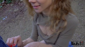Tiny Sabrina Spice Fucks In A Public Park With Jordi