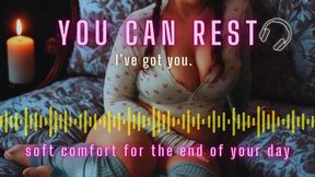 Rest | Soft Domme GFE comfort audio for exhausting days