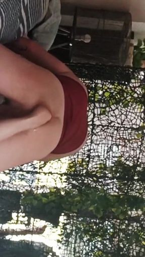 Dominatrix Shoves Her Foot Into the Ass of a Submissive Guy