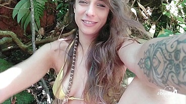 Viajamos 12 horas pra ela me chupar na cachoeira - Vlog da Venus #6