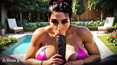 3d Ai Latina Milf Doggystyle Pronebone Bbc Creampie
