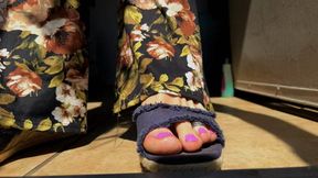 Footstep Footshow and Green Squishy Seal