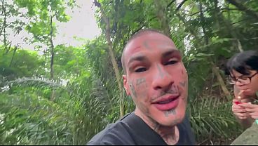 Fazendo a trilha no morro dos Tabajaras em Rio de Janeiro parte 2