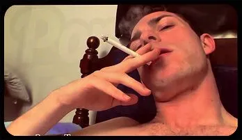 Eli's Intense Smoking Session: A Steamy Solo Stroking Experience