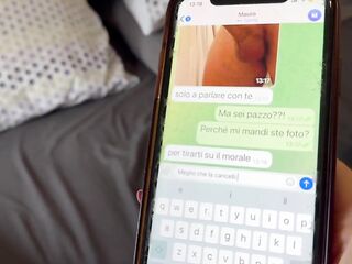 TRADISCO mio marito con il suo AMICO COL CAZZO GROSSO (mi ha mandato la foto ????)