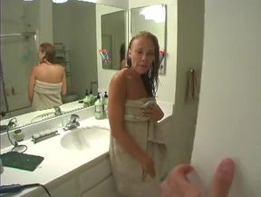 Tiana Lynn sucks cock like every girl should