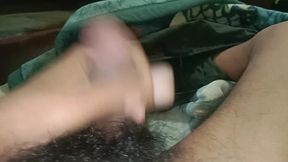 Caught giving a handjob in the bedroom. Part - 2