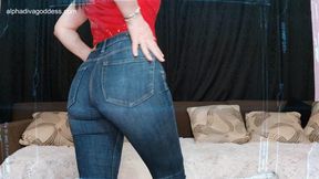 Blue jeans reprogramming Goddess