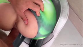 Froppy from my hero academia enjoys a big cock