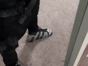 Jacking off in front of mirror - Nut so hard