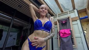 Hot stuff #3 - Outdoor public sex with Laura Hot (First time, POV, Amateur, Sauna, Blowjob) - trailer