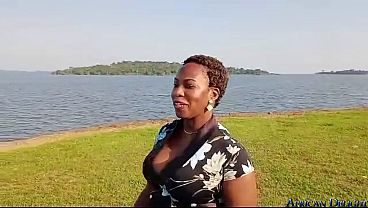 MILF Nikkie African Impressions and Public Boob Flash