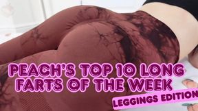 Peach's Top 10 Long Farts Of The Week: Leggings Edition