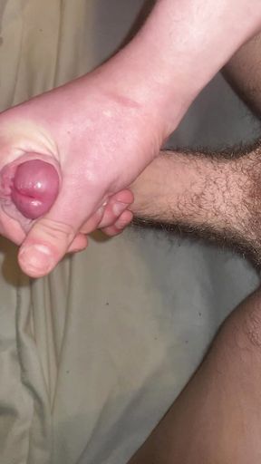 Sissy Twink Shows How He Jerks His Big Cock