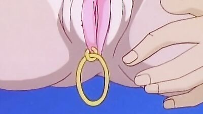 Watch this blonde babe with glasses get her tight pussy stuffed in a steamy gangbang