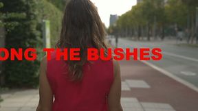 Jimena Lago fucks a handsome stranger among the bushes in a park
