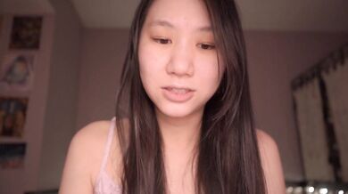 Educational solo time with a natural Asian girl no makeup