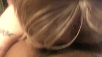 Sucking another big black cock
