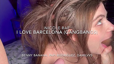 Nicole Rae Barcelona 3 on 1 with DVP