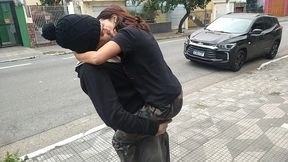 fazendo altas putarias com a dany rio nas ruas de santana em sao paulo