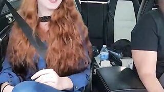 Wild College cunt with mouth! Butt Plugged Red Haired Rose Milks A Dick Like A