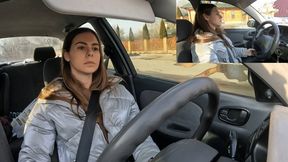 Watching Nicki driving her car