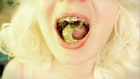 food fetish mouth tour chewing ASMR