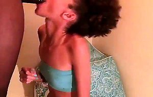 Skinny thot takes big black cock in her throat and pussy live at sexycamx
