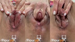 insatiable karla puffy pussy lips and fingering squirting