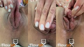 insatiable karla puffy pussy lips and fingering squirting