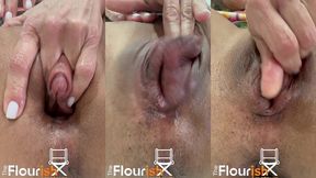 insatiable karla puffy pussy lips and fingering squirting