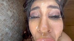 pee with horny mila milkshake 💦