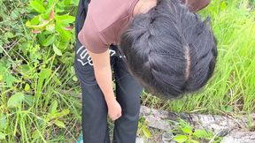 Cum in public for swallowing