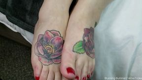 stunning summer - bearded foot worship