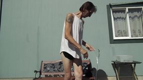 kevinstockings and suntan oil