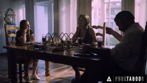 Creepy Stepdad Secretly Seduces & Fucks His Stepdaughter's Hot Best Friend!