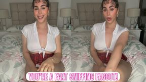 You're A Fart Sniffing Faggot!