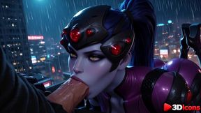 a hot lady gets fucked in every hole on the roof [ai]