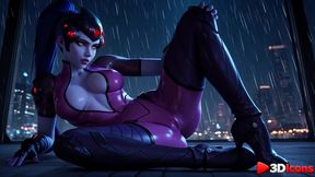 a hot lady gets fucked in every hole on the roof [ai]
