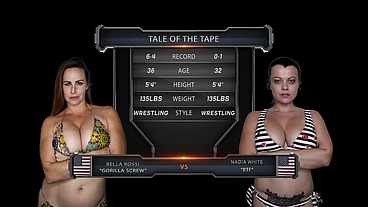 Bella Rossi vs Nadia White Female Wrestling