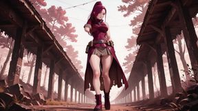 Purple-haired Partner Whispers Secrets Nearby. It's Not Just a Break in Battle