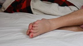 Dylan gets comfy for foot worship (1080)