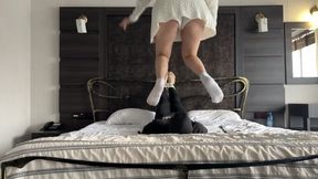 Face Farting Facesitting Domination Goddess Sofi Bound Slave Inhales Short Ass Farts