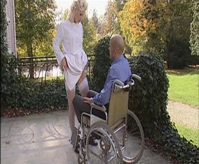 Blonde German Hot Mom with Big Booty Rides Thick Dick in