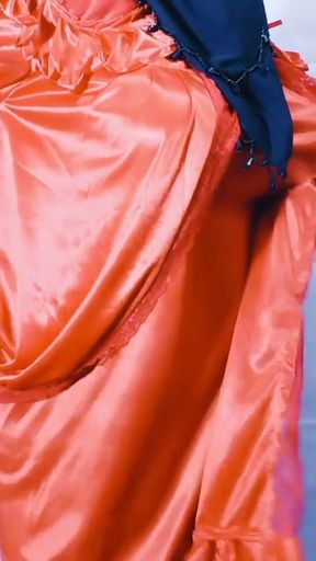 Powerful moment from "Bengali Beautiful stepmother spends the night with her stepson and has sex with him"