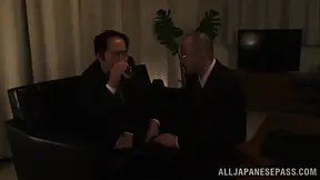 Asian Beauty Gets Laid Out On Table For Rough Hard Bang Fest