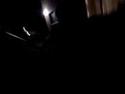 Bimbo sissy slut flashing by busy road (gets seen)
