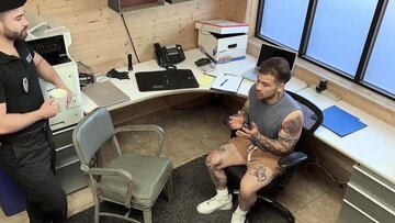 Perp Keith Foxxx devours the muscled officer and h Part 2