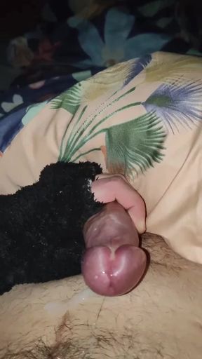 Late night cumshot closeup