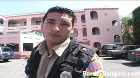 Latina teen Sativa Rose caught by a hot cop and fucked hard